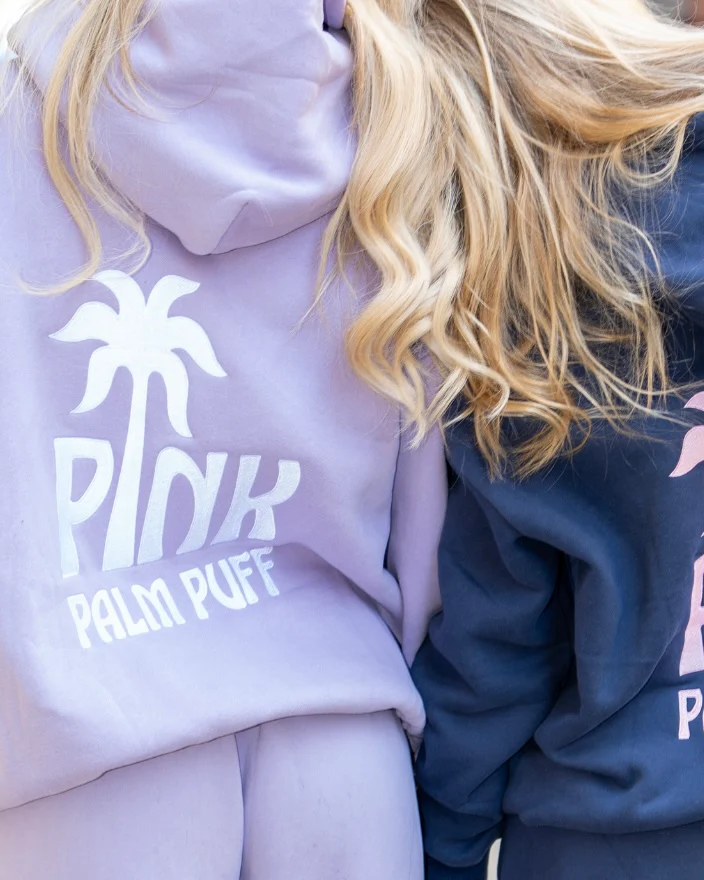 Classic Puff Hoodie in Orchid - Image 7