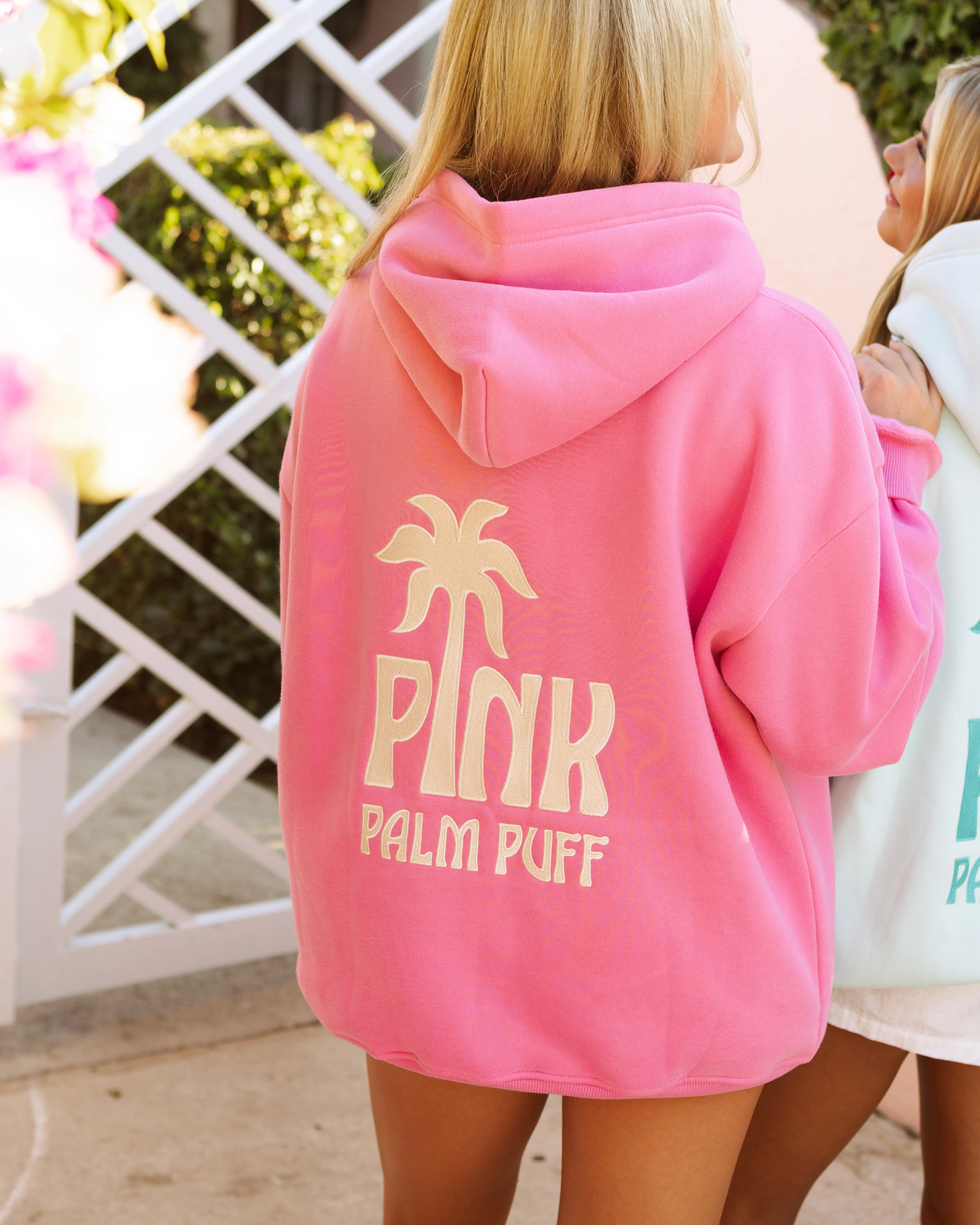 Classic Puff Hoodie in Raspberry - Image 3