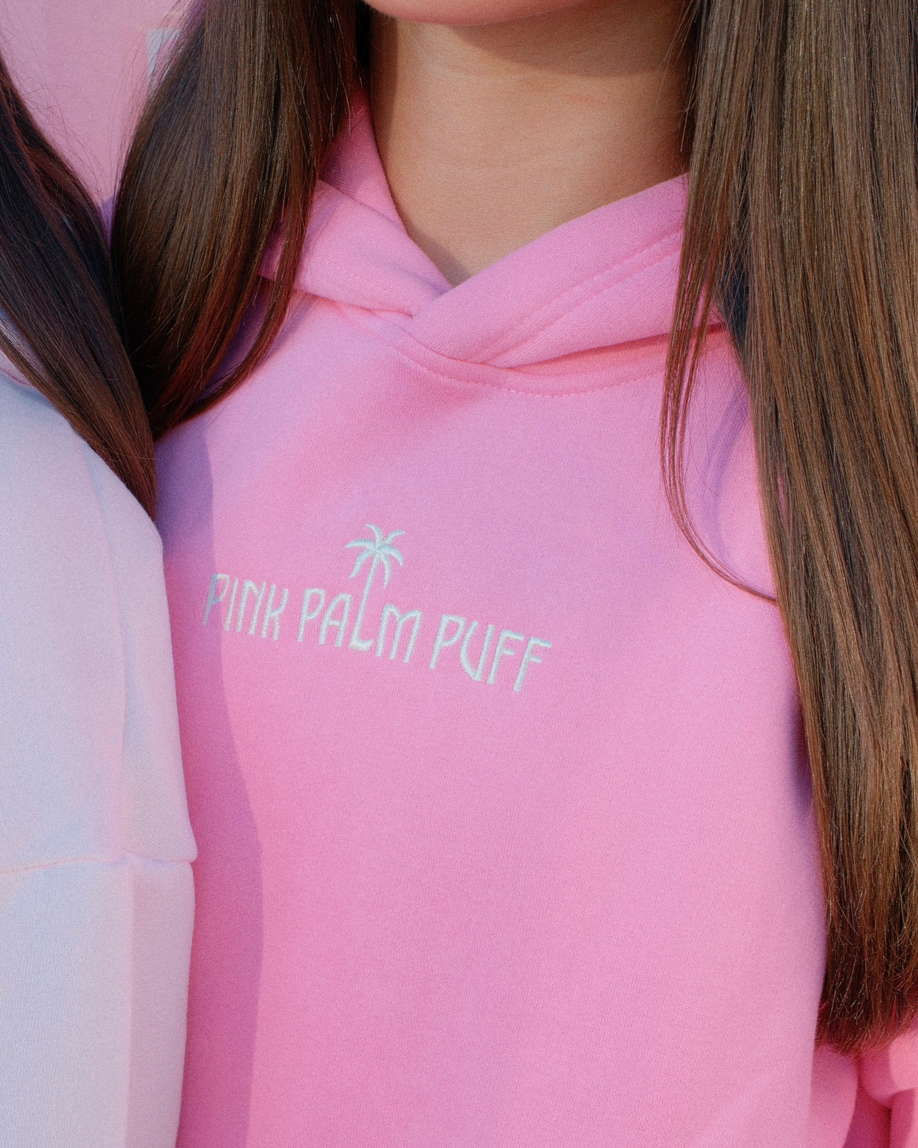 Classic Puff Hoodie in Raspberry - Image 8