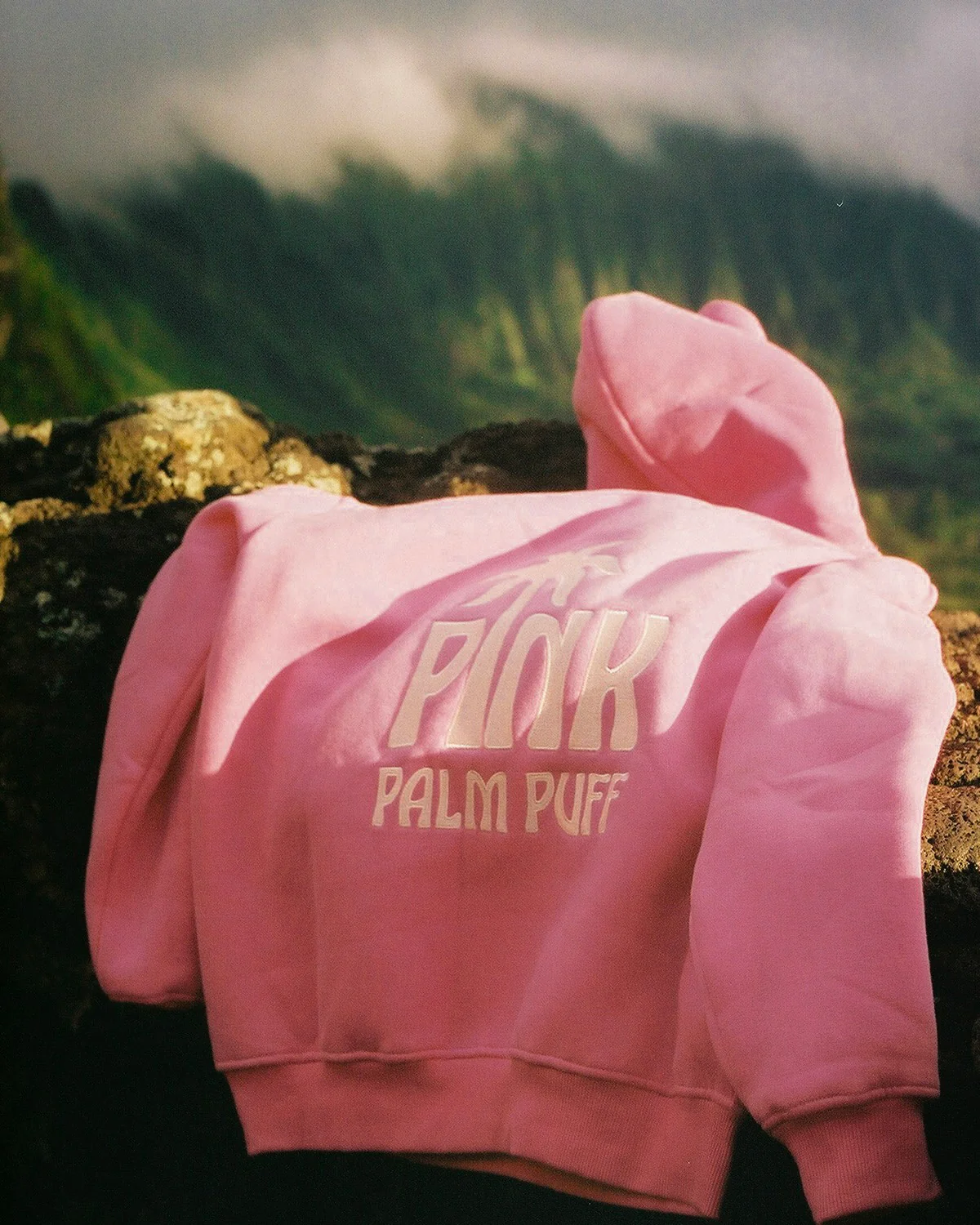 Classic Puff Hoodie in Raspberry - Image 9